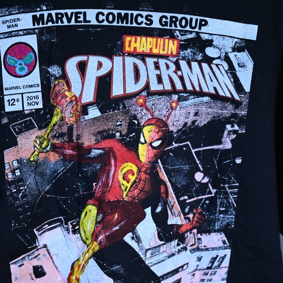 One-of-a-Kind Hand-Painted Marvel x Chapulín Colorado Tribute Shirt - Picture 1 of 5